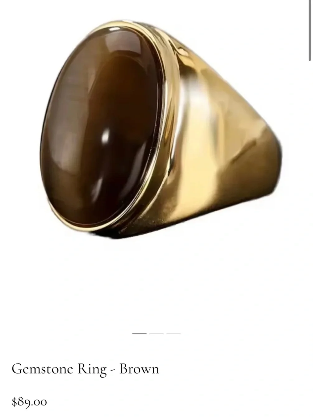 Adriana pappas gold tone
